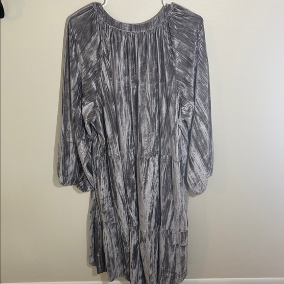 Cato kiss midnight, gray velvet dress - Picture 6 of 8